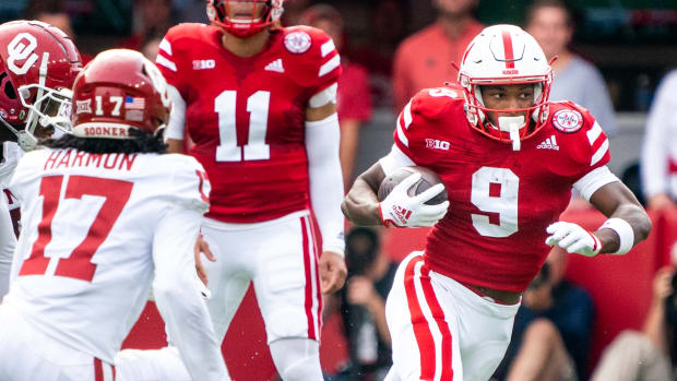Ajay Allen 2022 Nebraska vs Oklahoma football USATSI_19062655